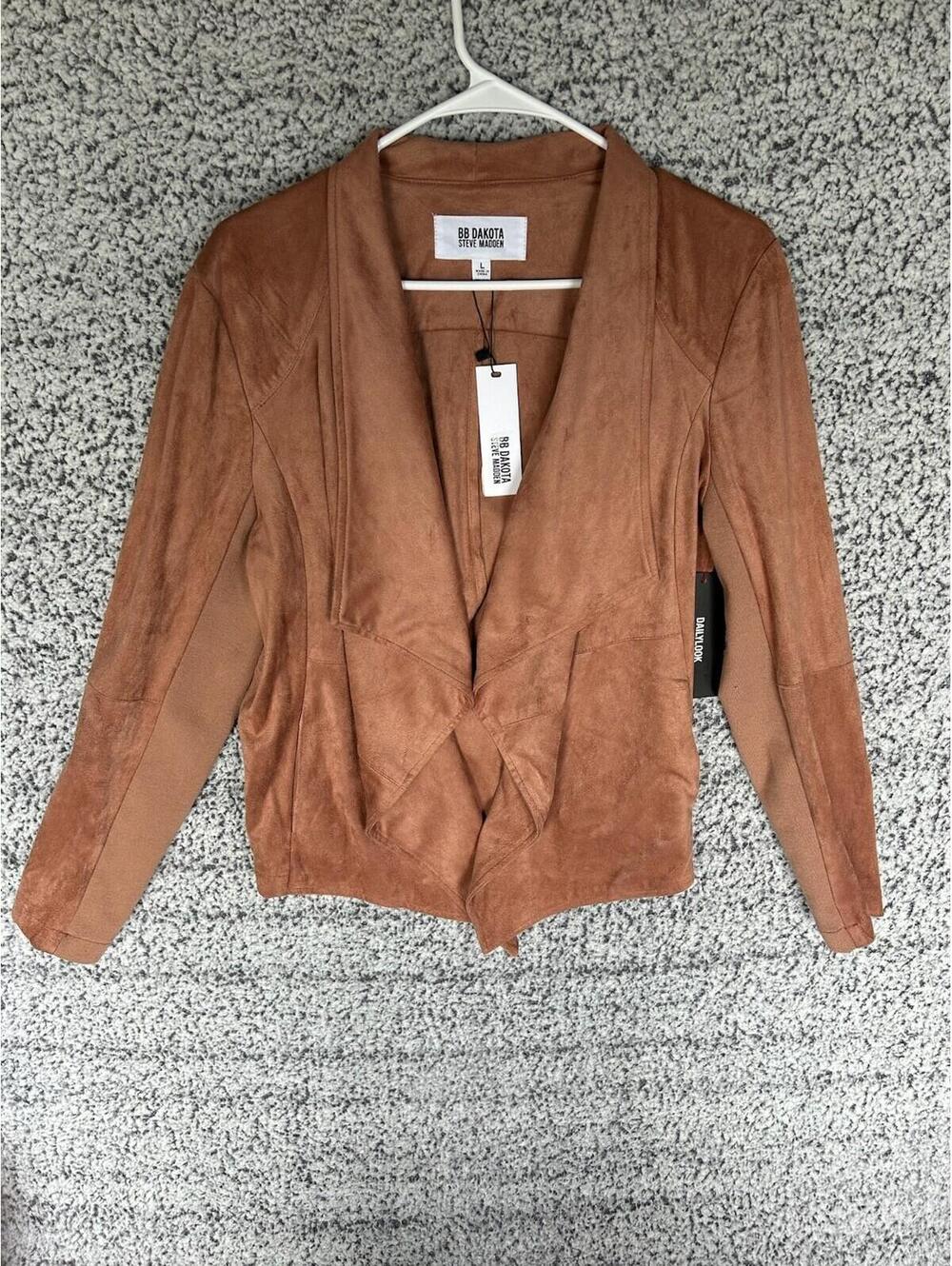 BB Dakota by Steve Madden Open Front Women's Jacket Size Large NWT
